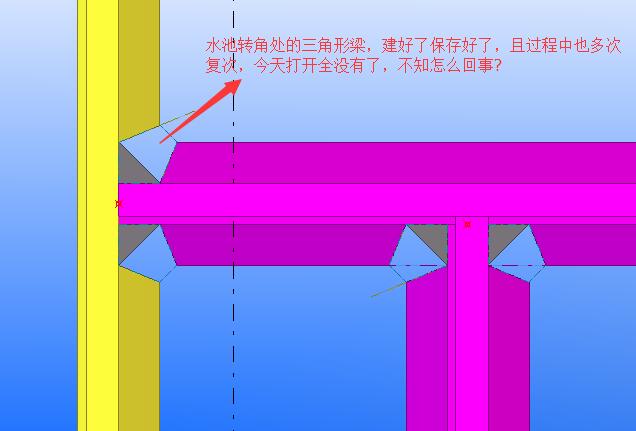 建好的梁消失